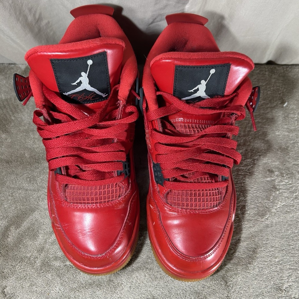 Nike Air Jordan 4 Retro Singles Day Red Gum Men's 7.5 Size Women's 9 AV3914-600